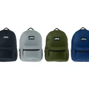 10014—17" Solid Color Backpacks