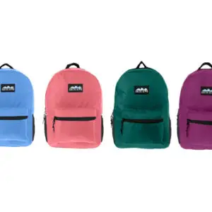 10015—17" Solid Bright Color Backpacks